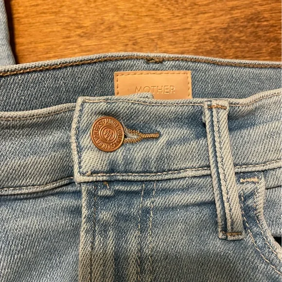 Mother Jeans The Hustler Ankle Light Blue Jeans 28 - Picture 13 of 17